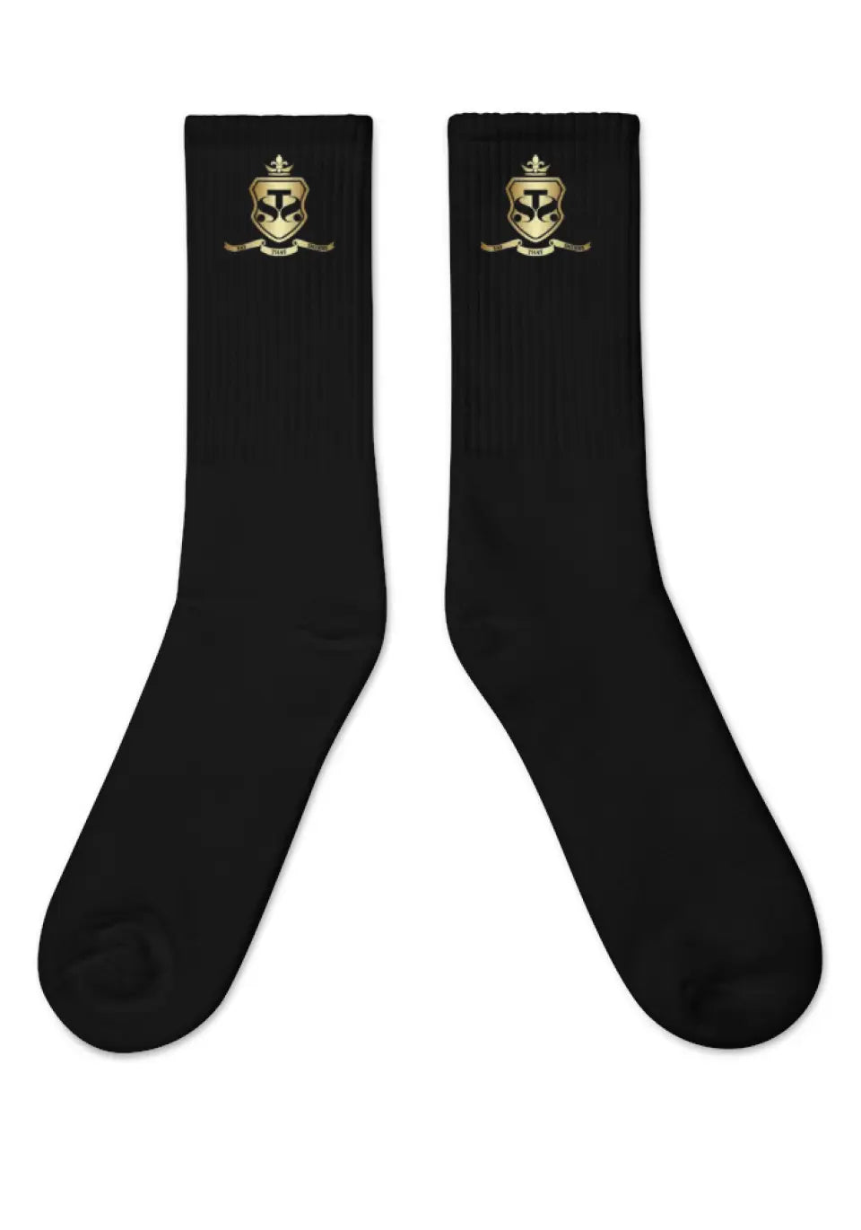 Embroidered Crew Socks | SOCCO SC200