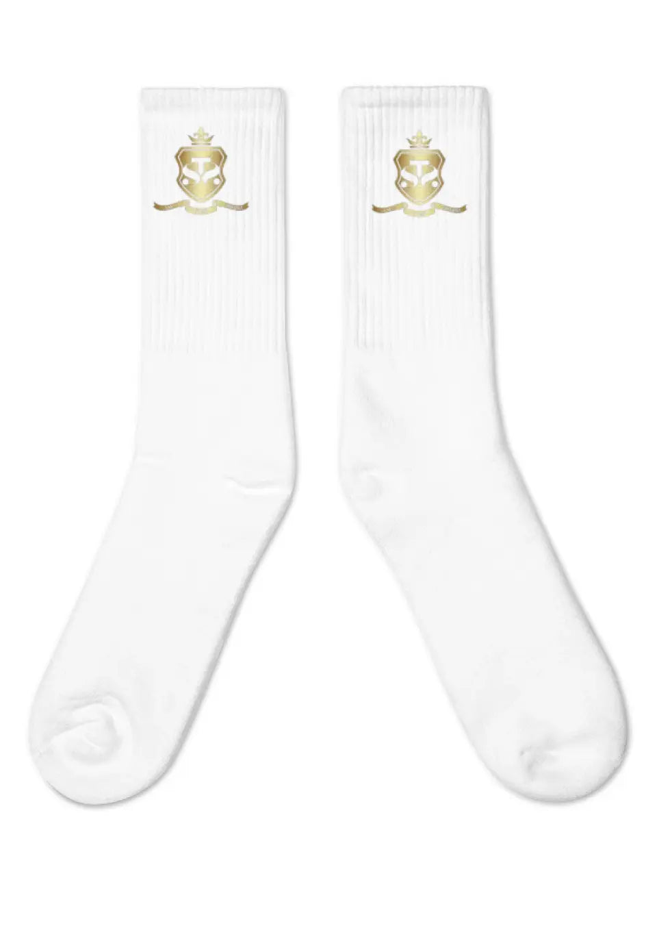 Embroidered Crew Socks | SOCCO SC200