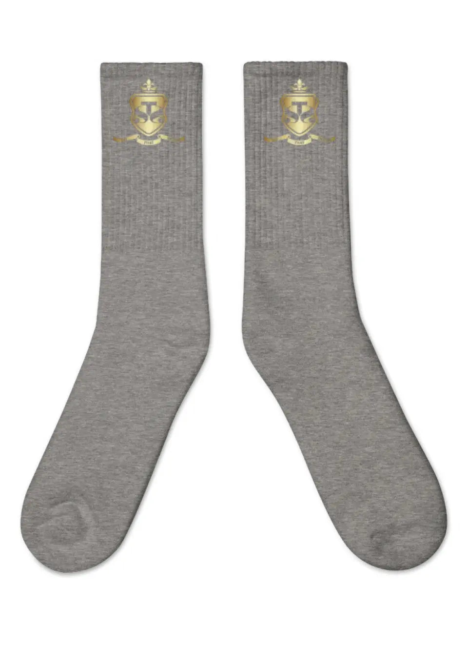 Embroidered Crew Socks | SOCCO SC200