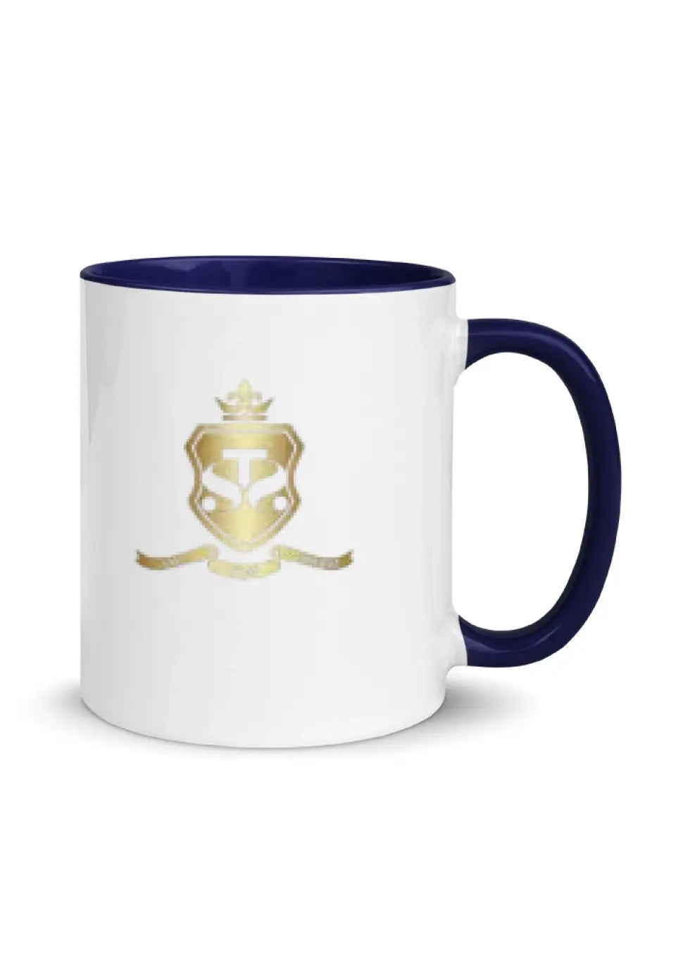 White Ceramic Mug with Color Inside