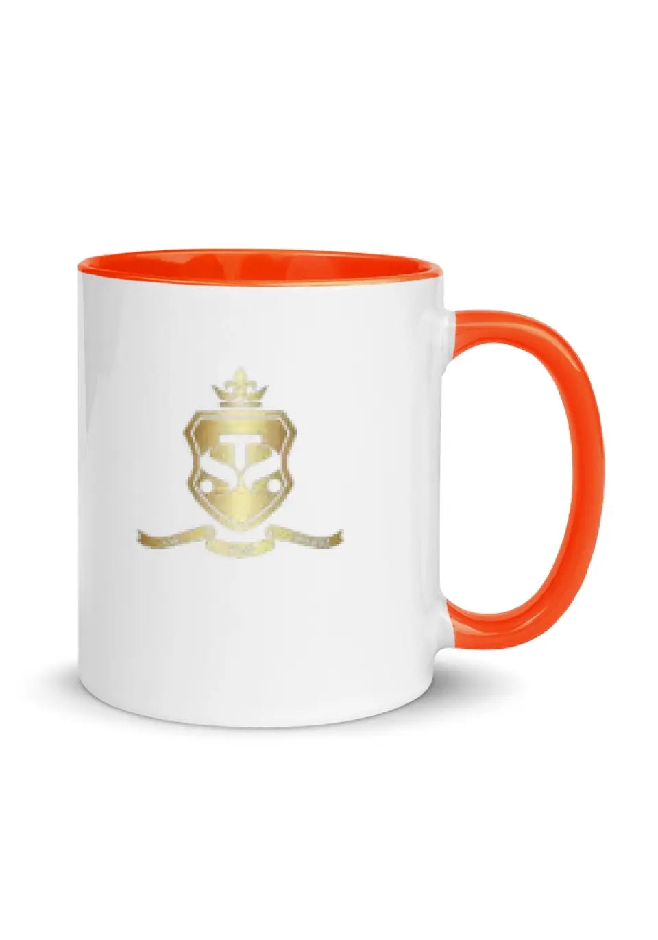 White Ceramic Mug with Color Inside