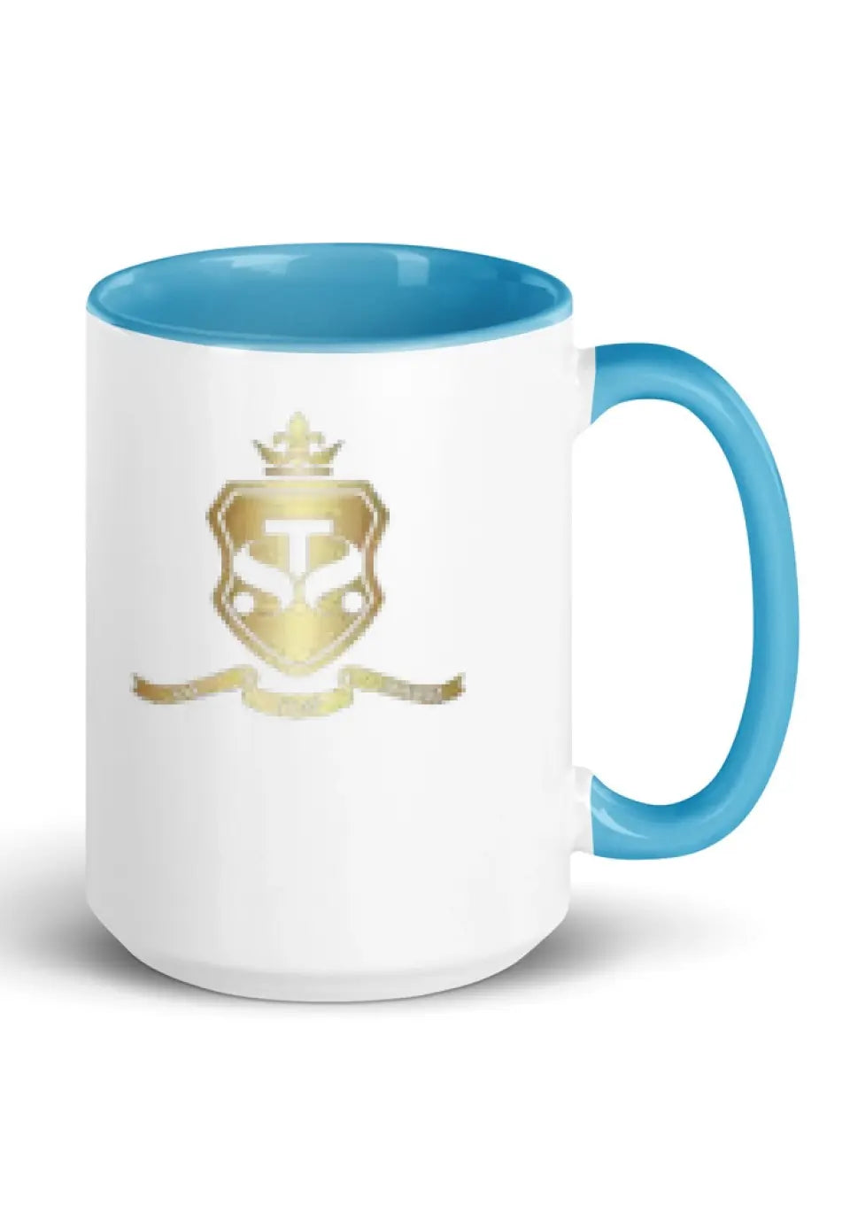 White Ceramic Mug with Color Inside