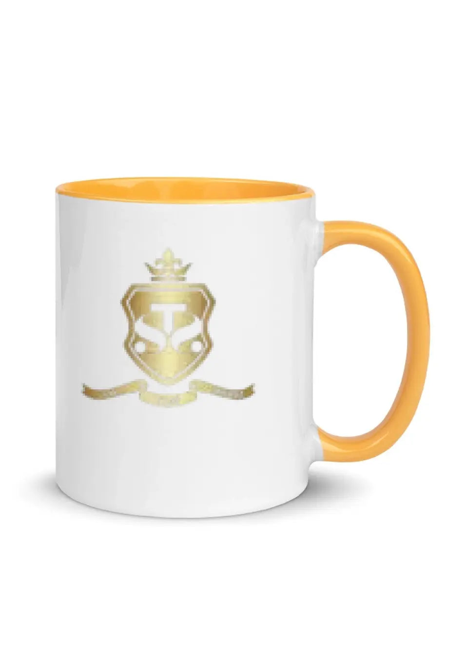 White Ceramic Mug with Color Inside