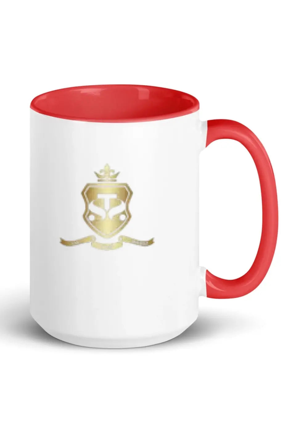 White Ceramic Mug with Color Inside