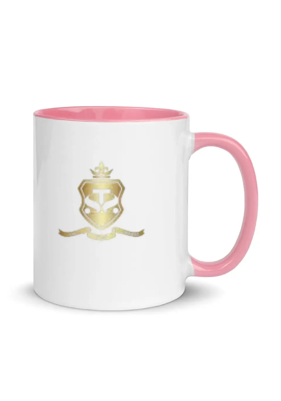 White Ceramic Mug with Color Inside