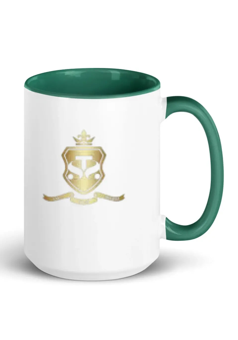 White Ceramic Mug with Color Inside