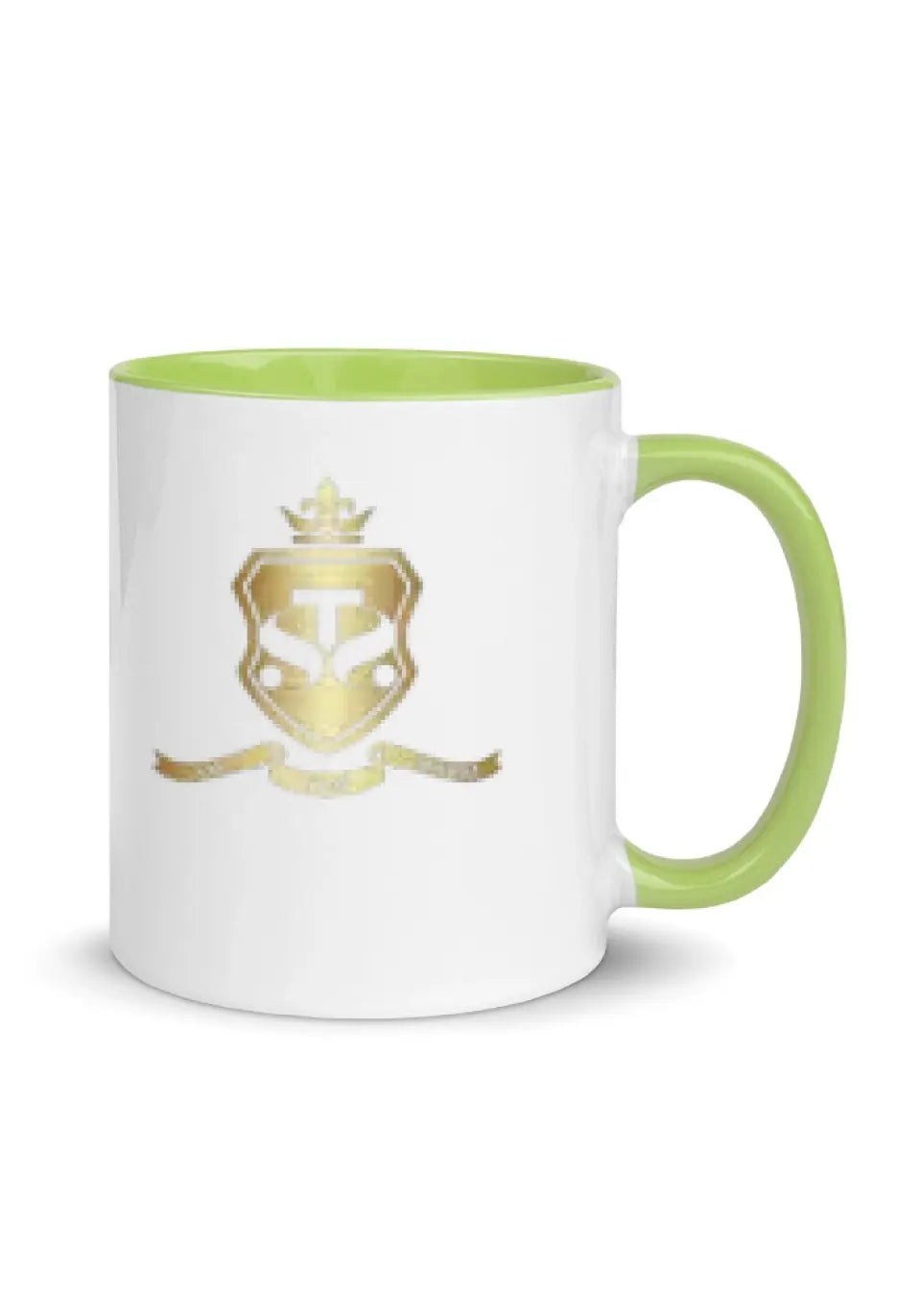 White Ceramic Mug with Color Inside