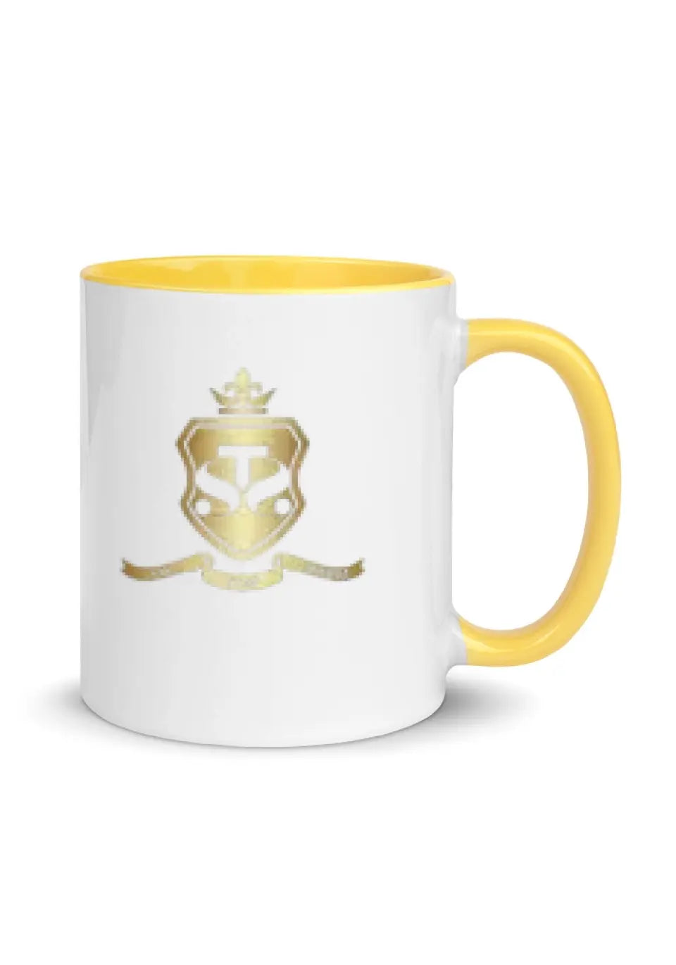 White Ceramic Mug with Color Inside